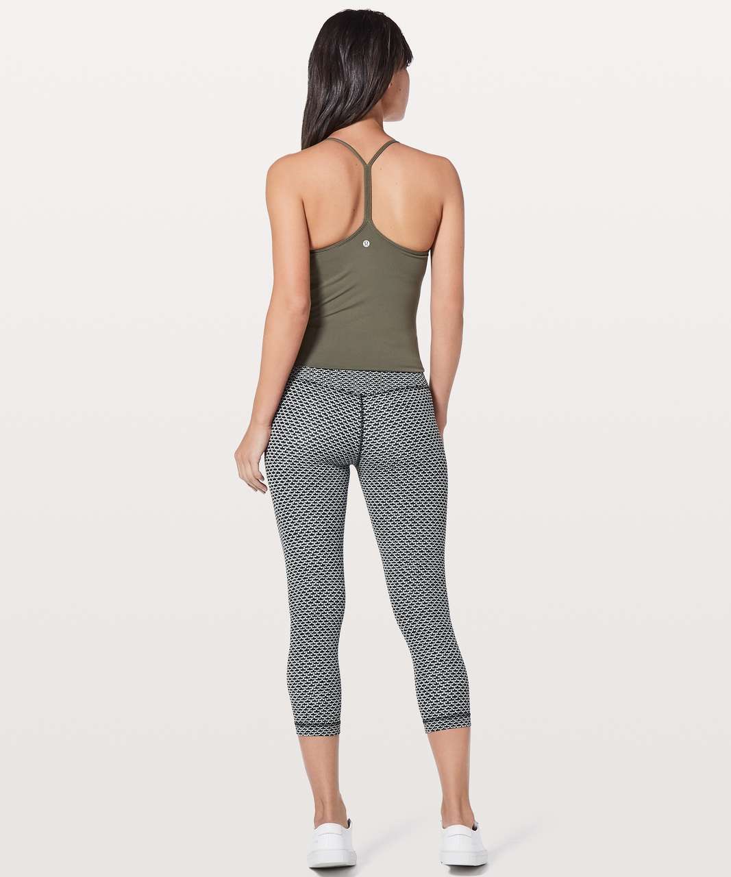 Lululemon Align Crop *21" - Monochromic Ice Grey Black