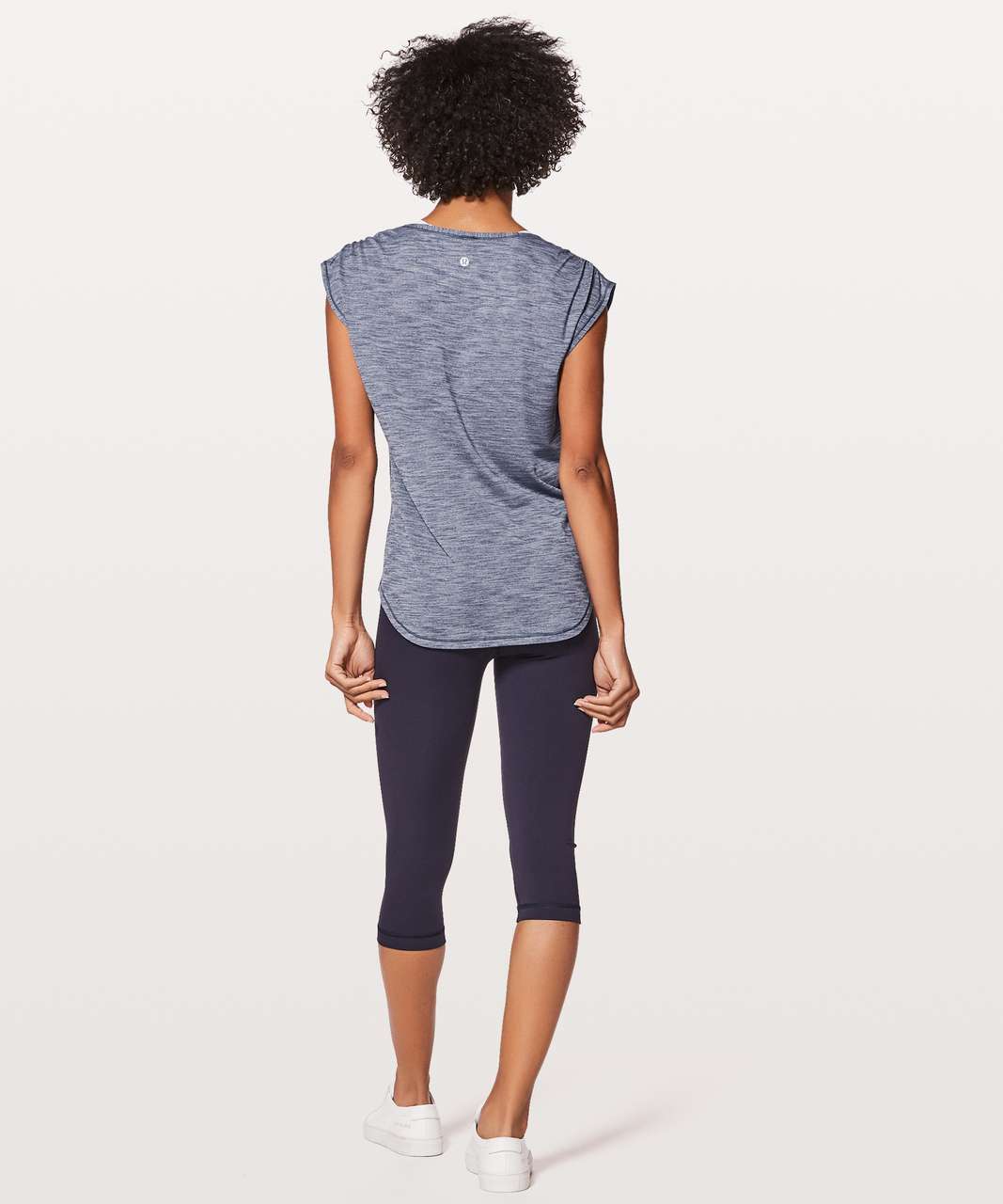 Lululemon Sweat Times Short Sleeve - Heathered Dazed