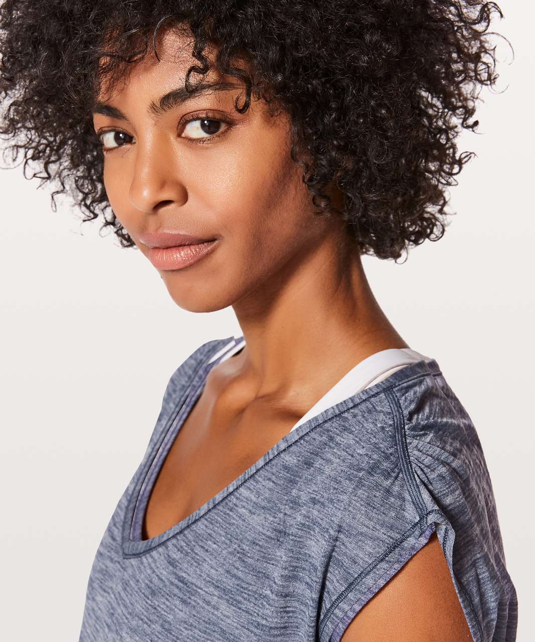 Lululemon Sweat Times Short Sleeve - Heathered Dazed