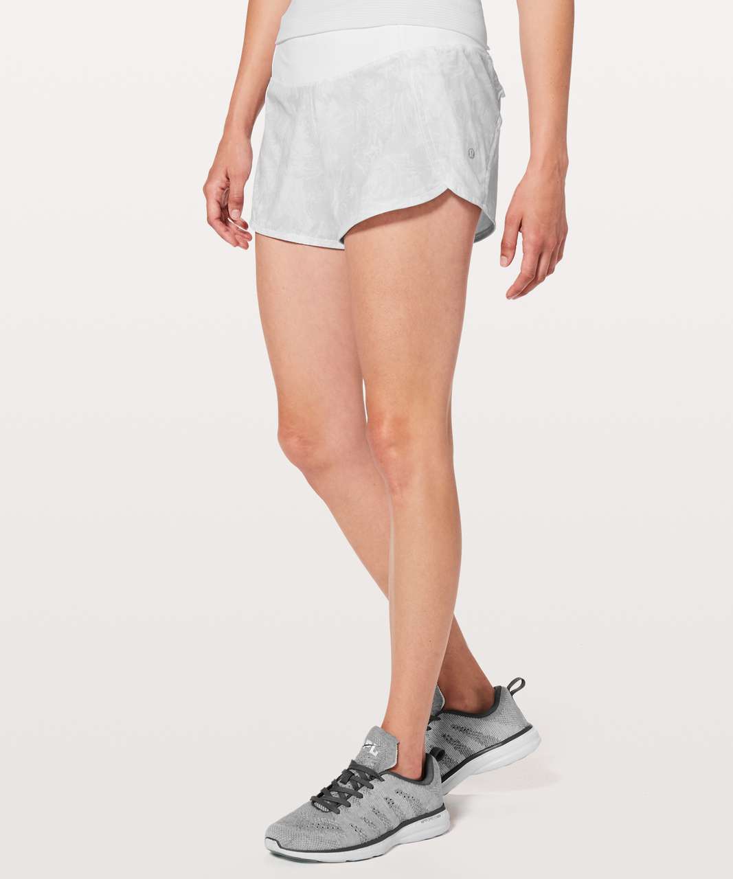 NEW LULULEMON Run Times Short 4 White