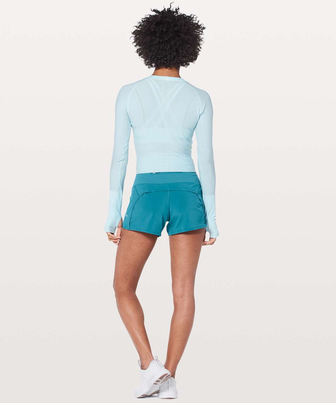 Lululemon Run Times Short II *4" - Teal Blue