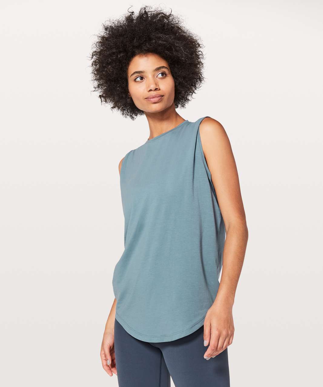 Lululemon Brunswick Muscle Tank - Blue Charcoal