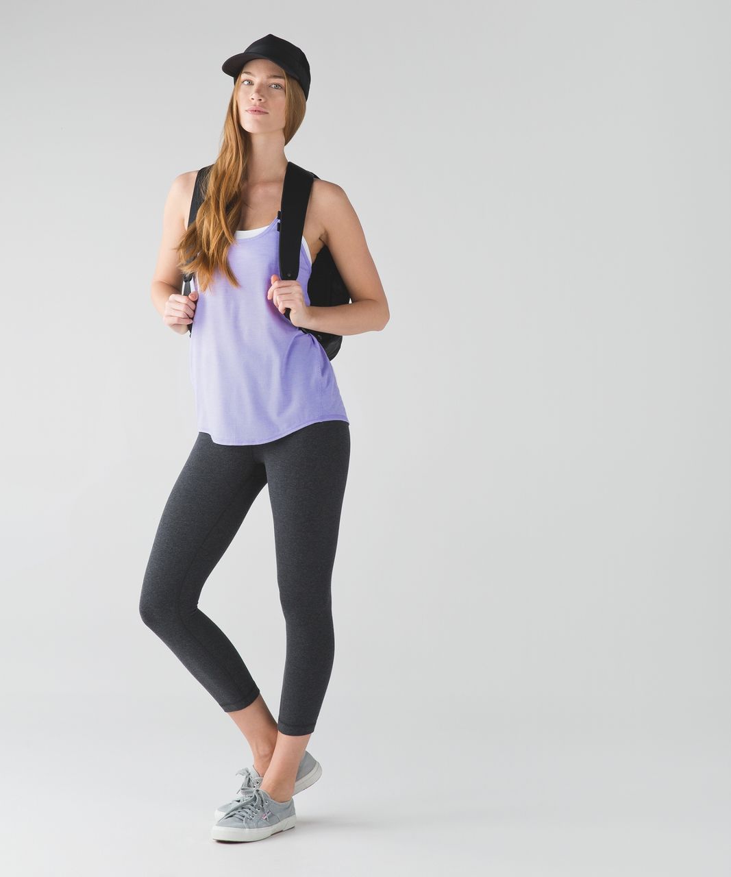 Lululemon Salute the Sun Singlet II - Heathered Lilac