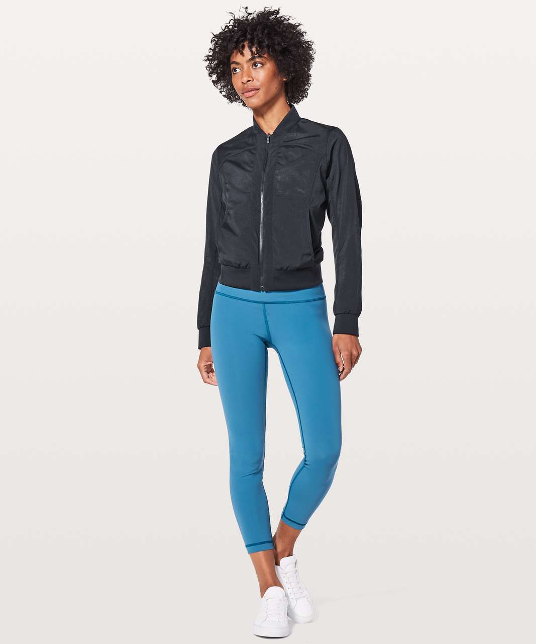 Lululemon Bomb Around Jacket *Reversible - Black Night / Sun Dazed Multi Blue