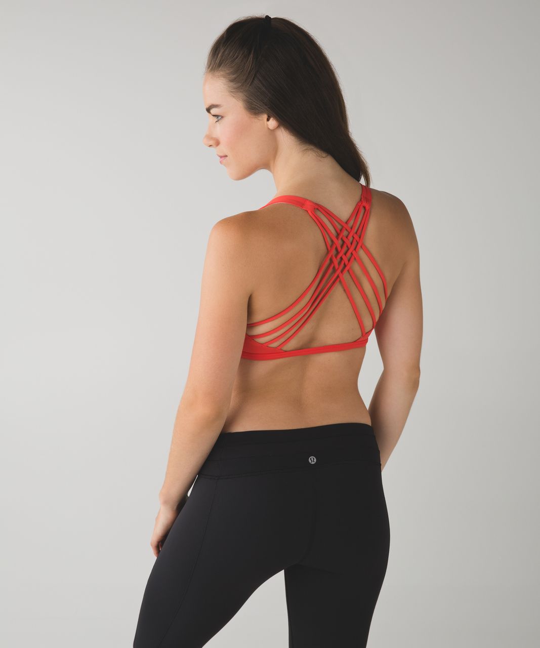 adidas Techfit Bra (Ray Red/Matte Silver) Women's Bra