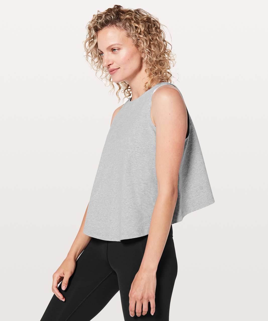 Lululemon Blissed Out Tank - Heathered Core Light Grey