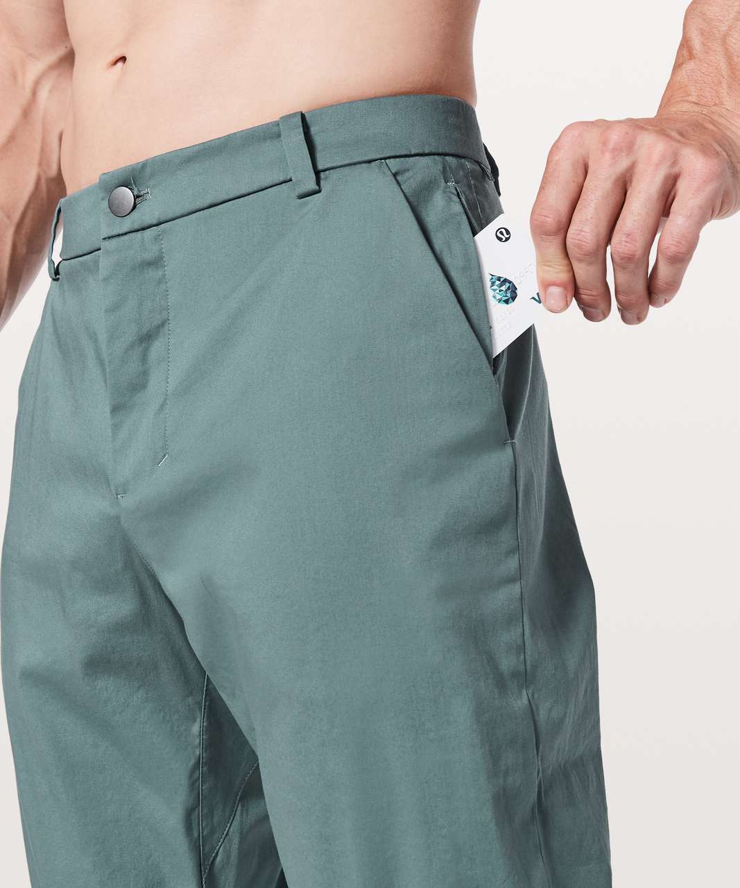 Lululemon Commission Pant Classic *Swift Cotton 34" - Mystic Green