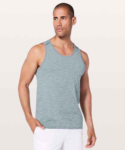 Lululemon Metal Vent Tech Surge Tank - Deep Navy / White - lulu fanatics