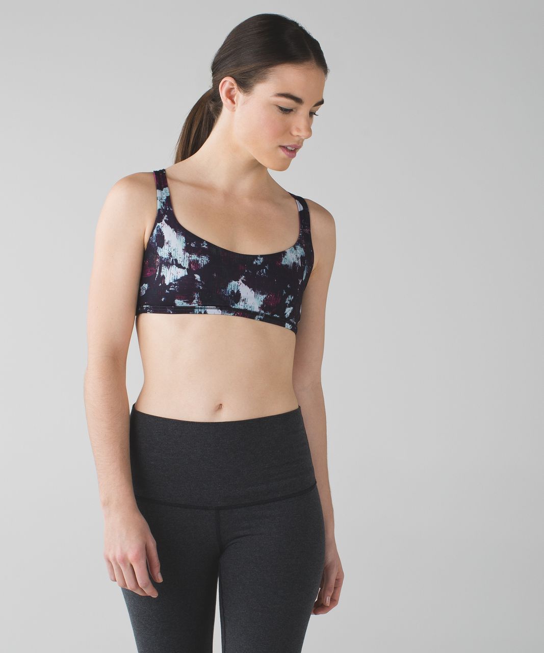 Lululemon Free To Be Bra (Wild) - Static Blossom Multi / Pink Paradise