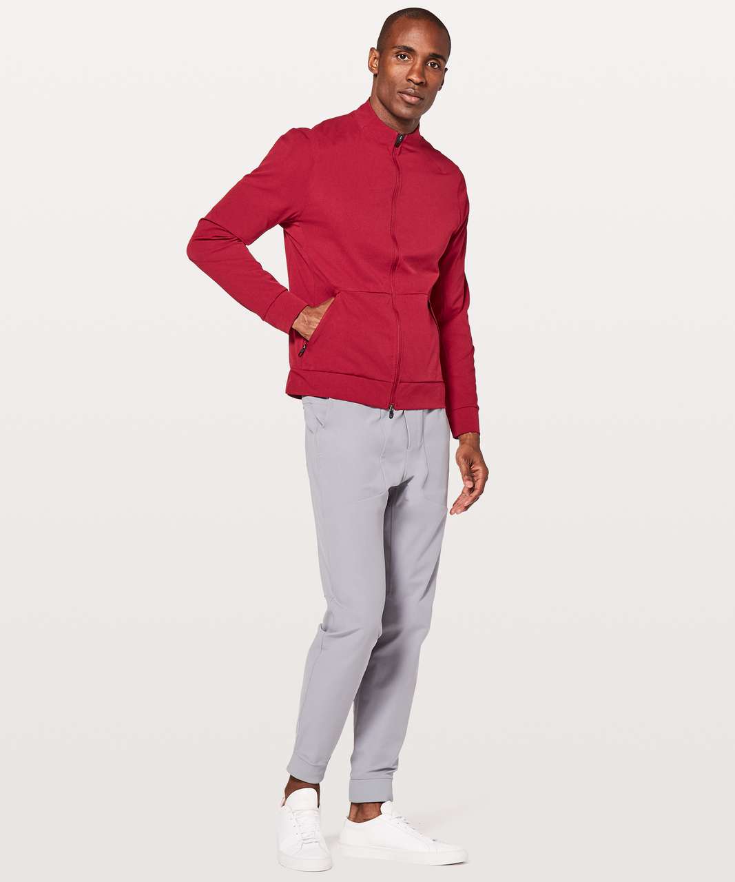 Lululemon Airing Easy Jacket - Oxblood - lulu fanatics