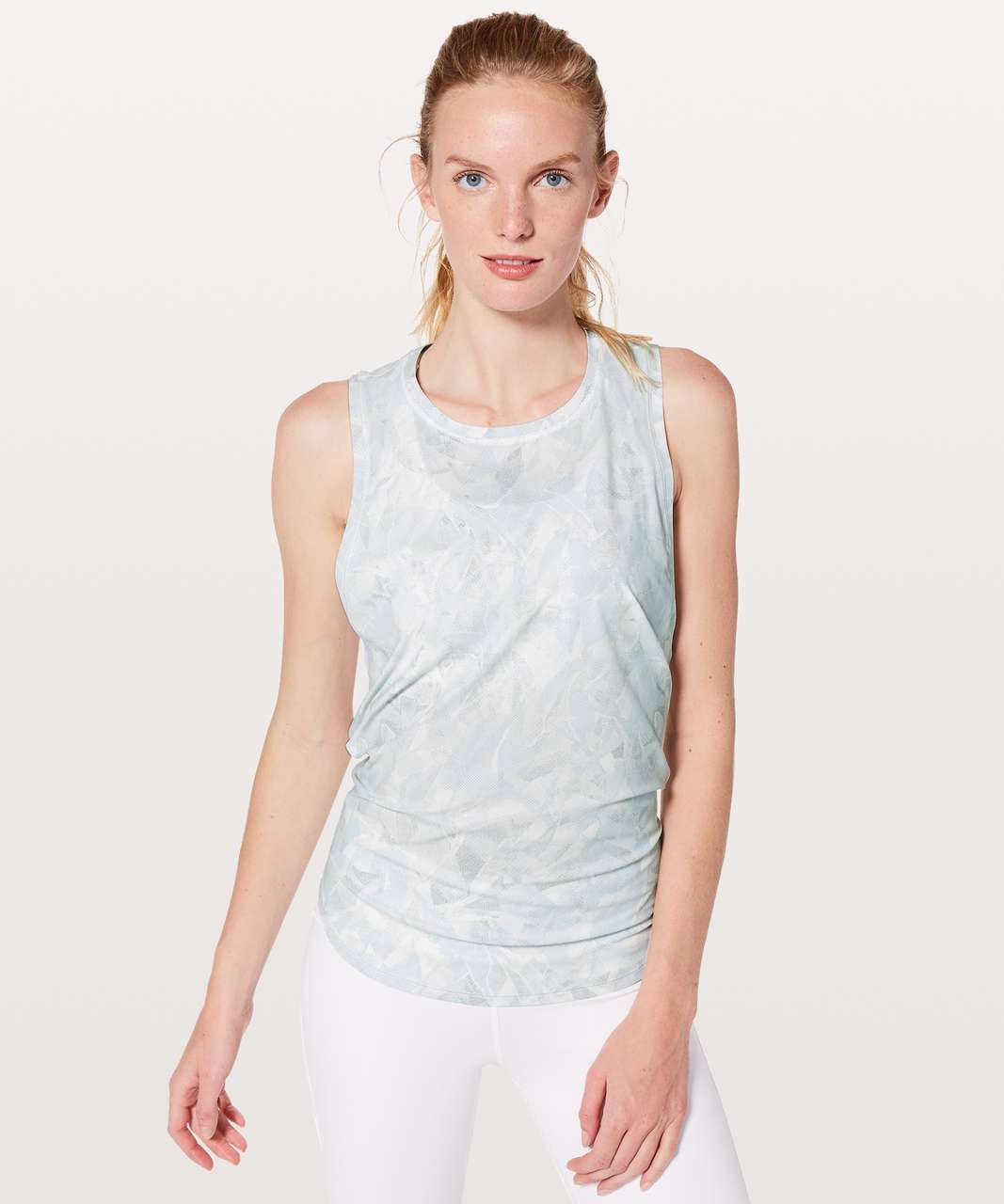 Lululemon Ace Tank - Jasmine White Multi / White