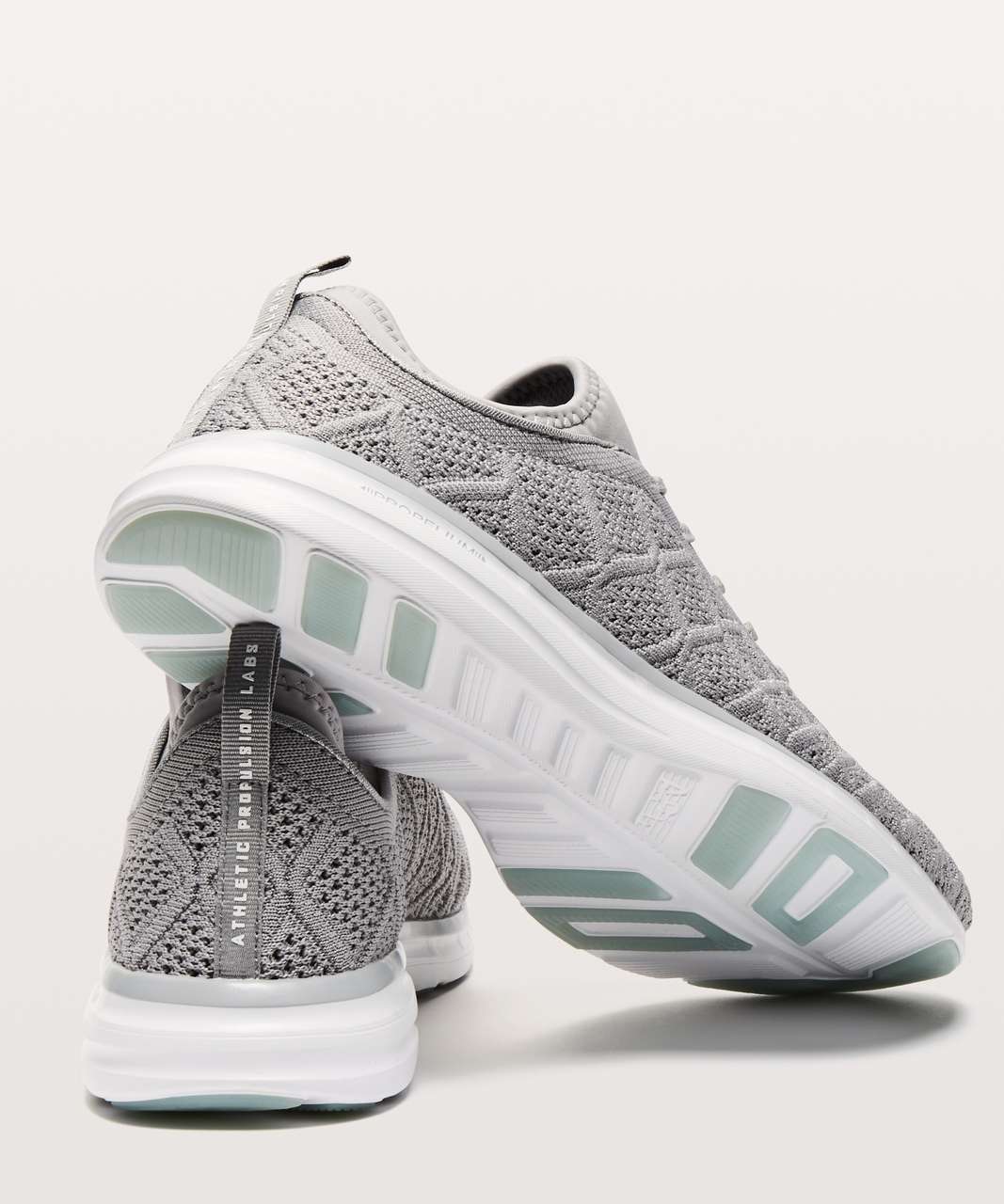 Lululemon Womens TechLoom Phantom Shoe - Cement / White - lulu fanatics