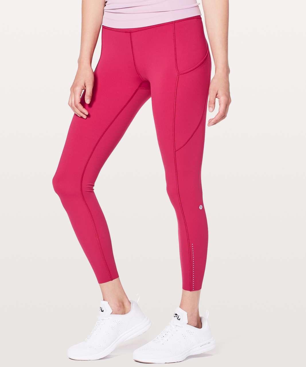 NWT Lululemon Chasing Miles Tight Nulux Leggings * Reflective * Red Sz 4  $128