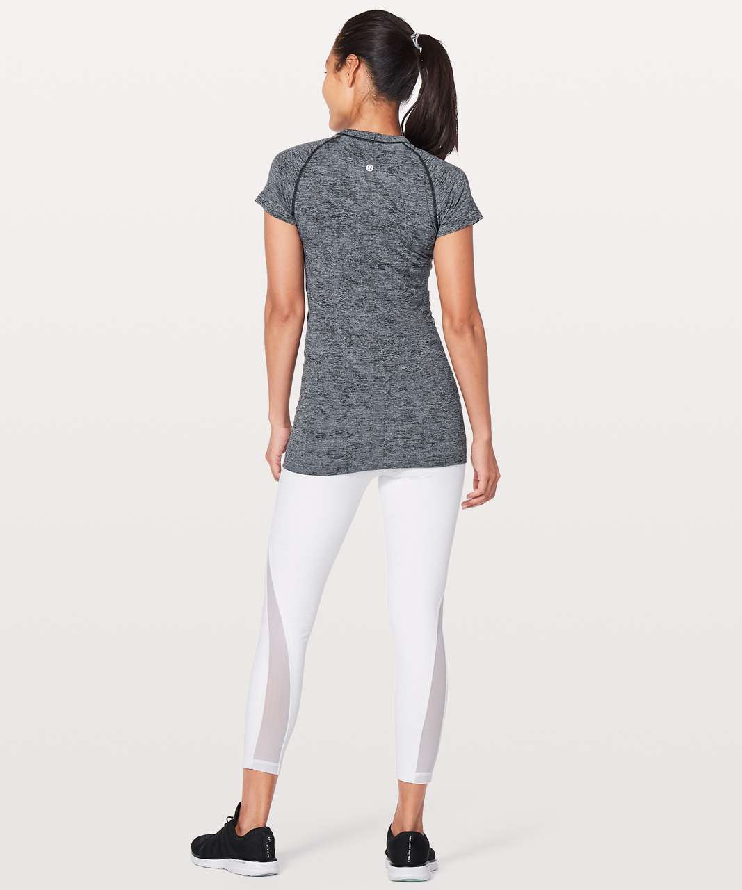 Lululemon Swiftly Tech Short Sleeve Crew - Berry Mist / Black