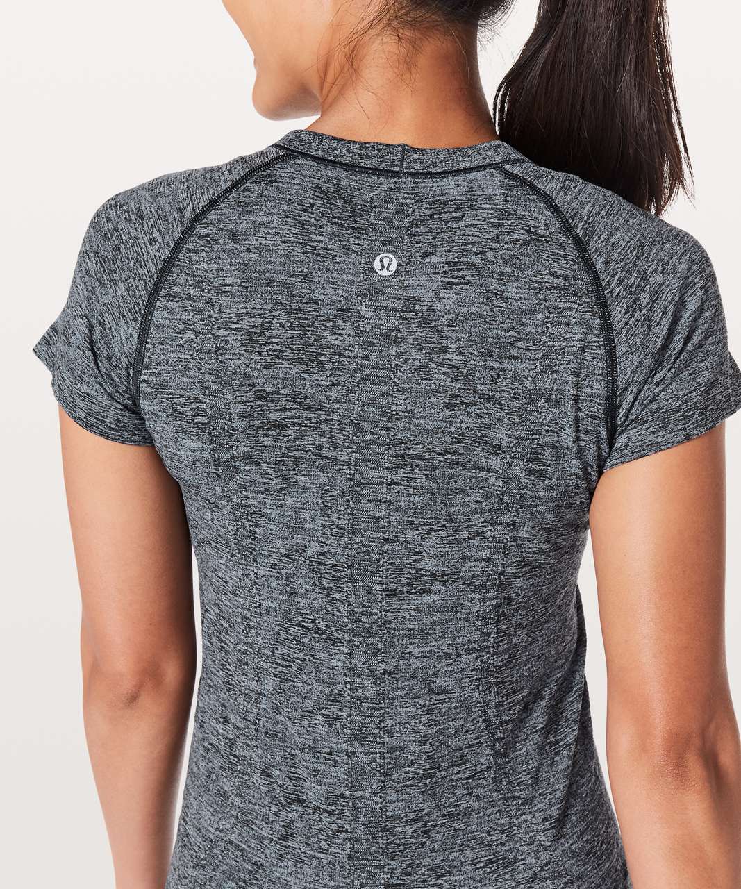 Lululemon Swiftly Tech Short Sleeve Crew - Berry Mist / Black