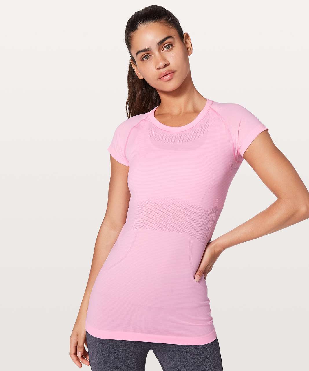 lululemon swiftly tech short sleeve pink