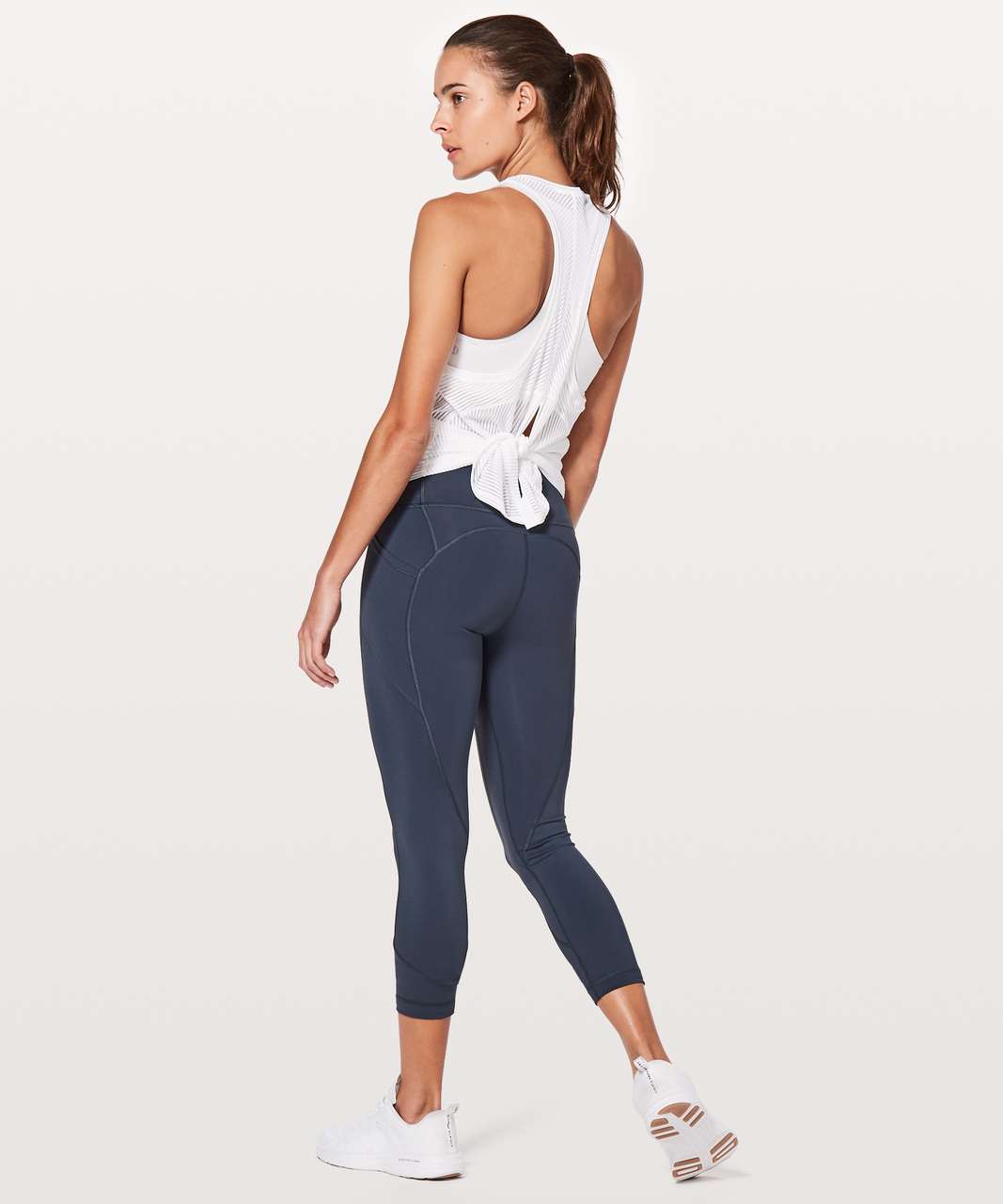 Lululemon Miles Ahead Tank - White - lulu fanatics