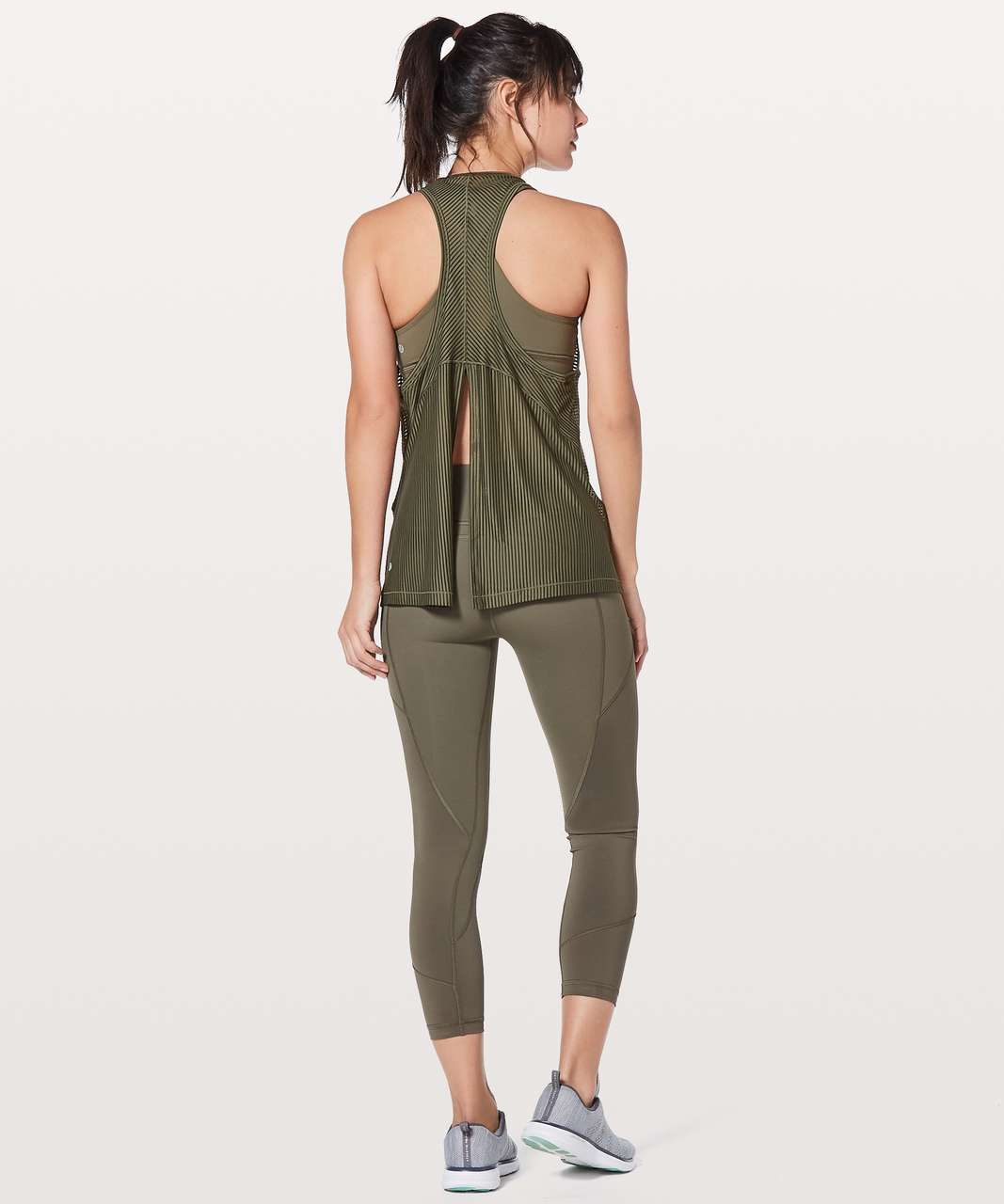 Lululemon Miles Ahead Tank - Sage