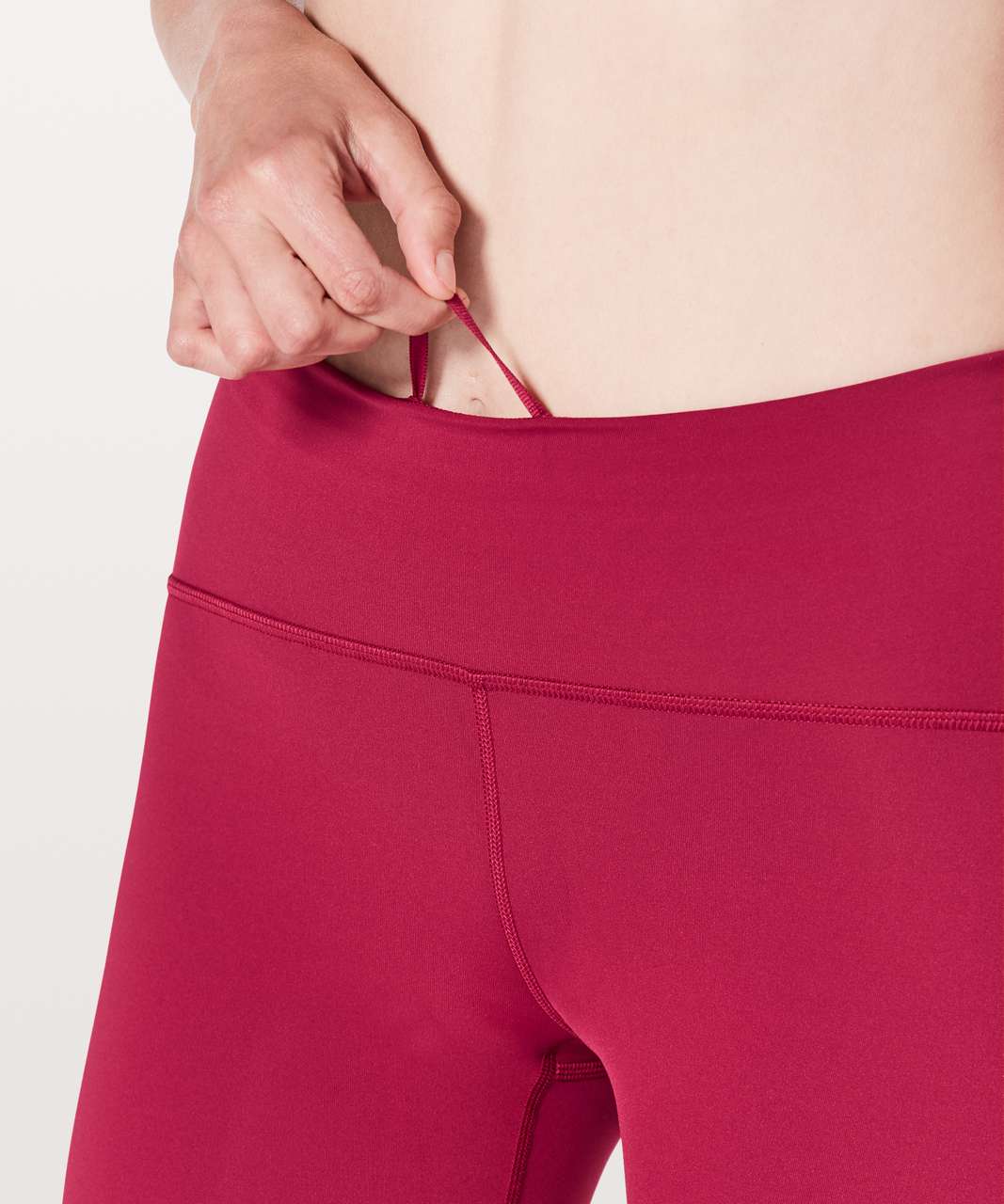 Lululemon Train Times Crop *21" - Ruby Red