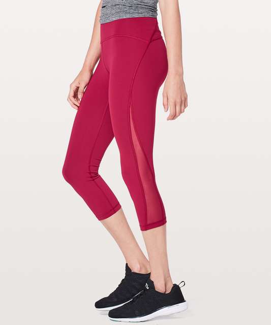 Lululemon Train Times Crop (17) - Pulse Capri Black / Black - lulu fanatics