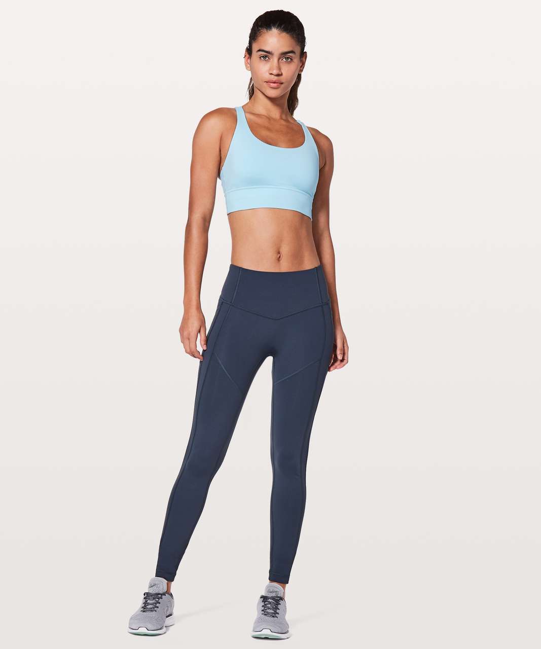 Lululemon Energy Bra *Long Line - Blue Glow