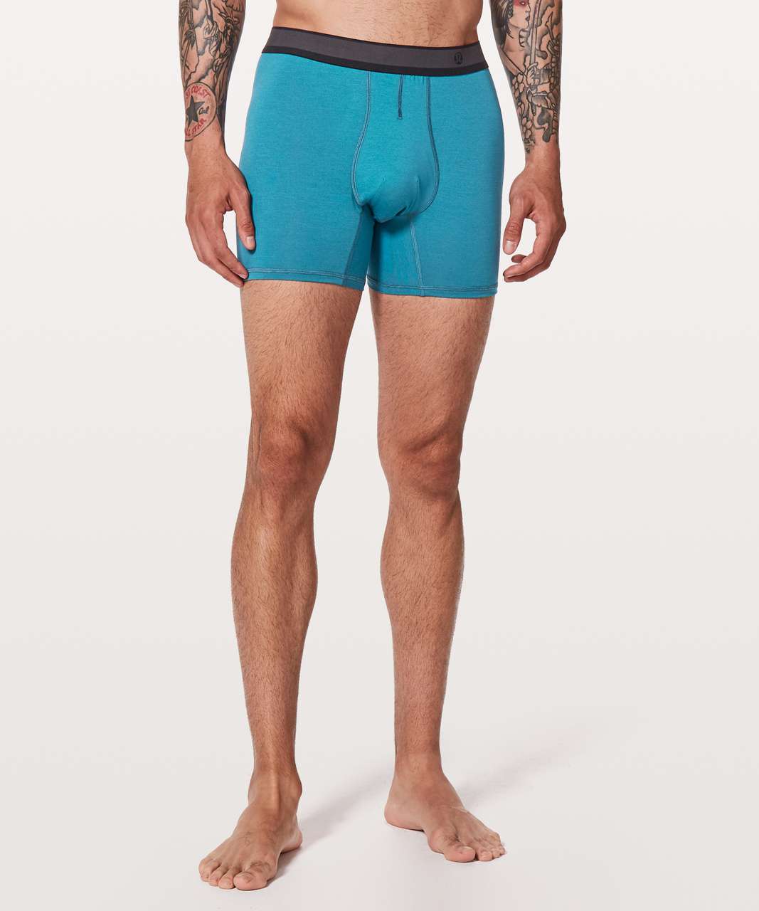 Lululemon No Boxer Boxer *5.5" - Pewter Blue