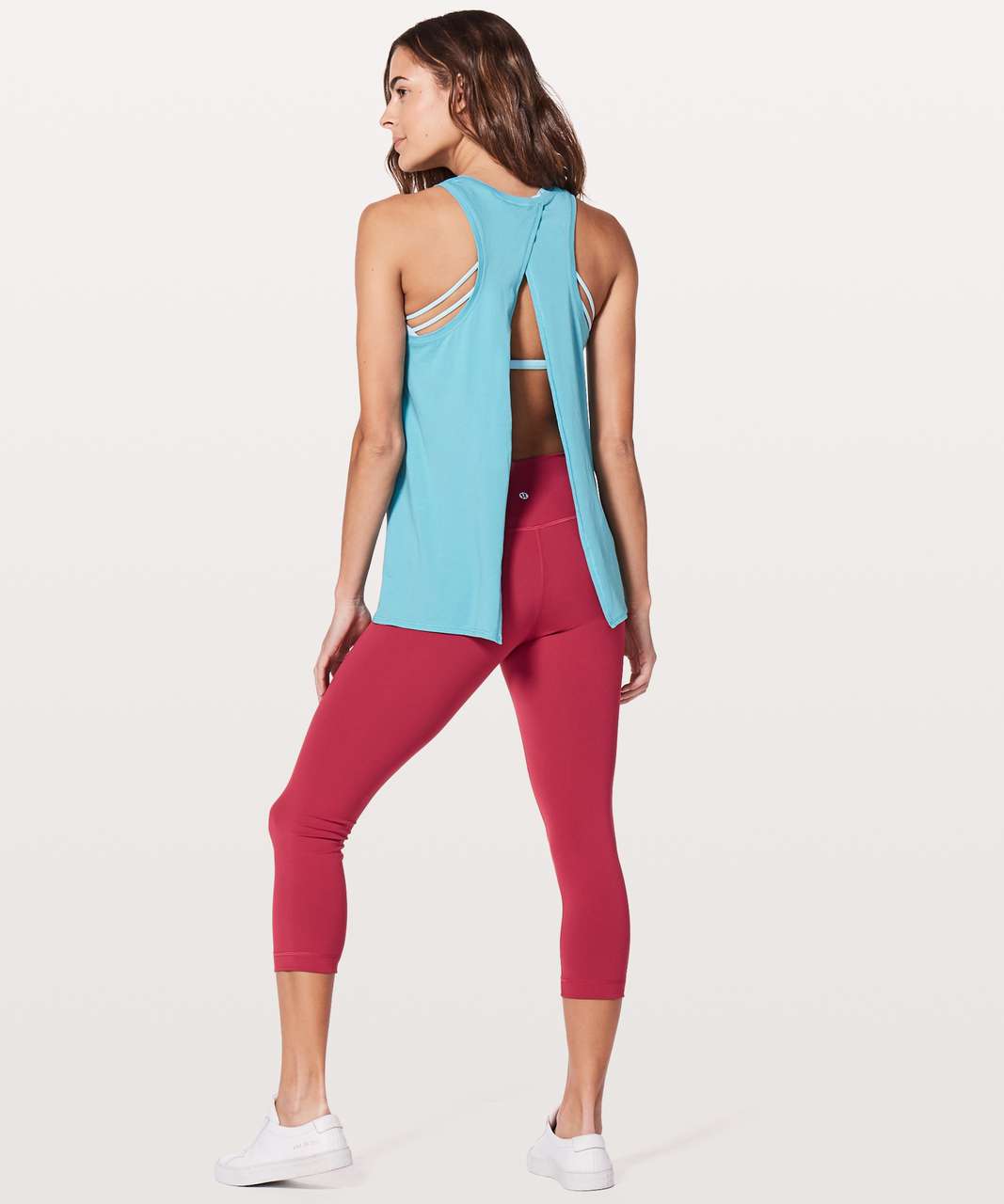 Lululemon All Tied Up Tank Top - Blue Linen - lulu fanatics