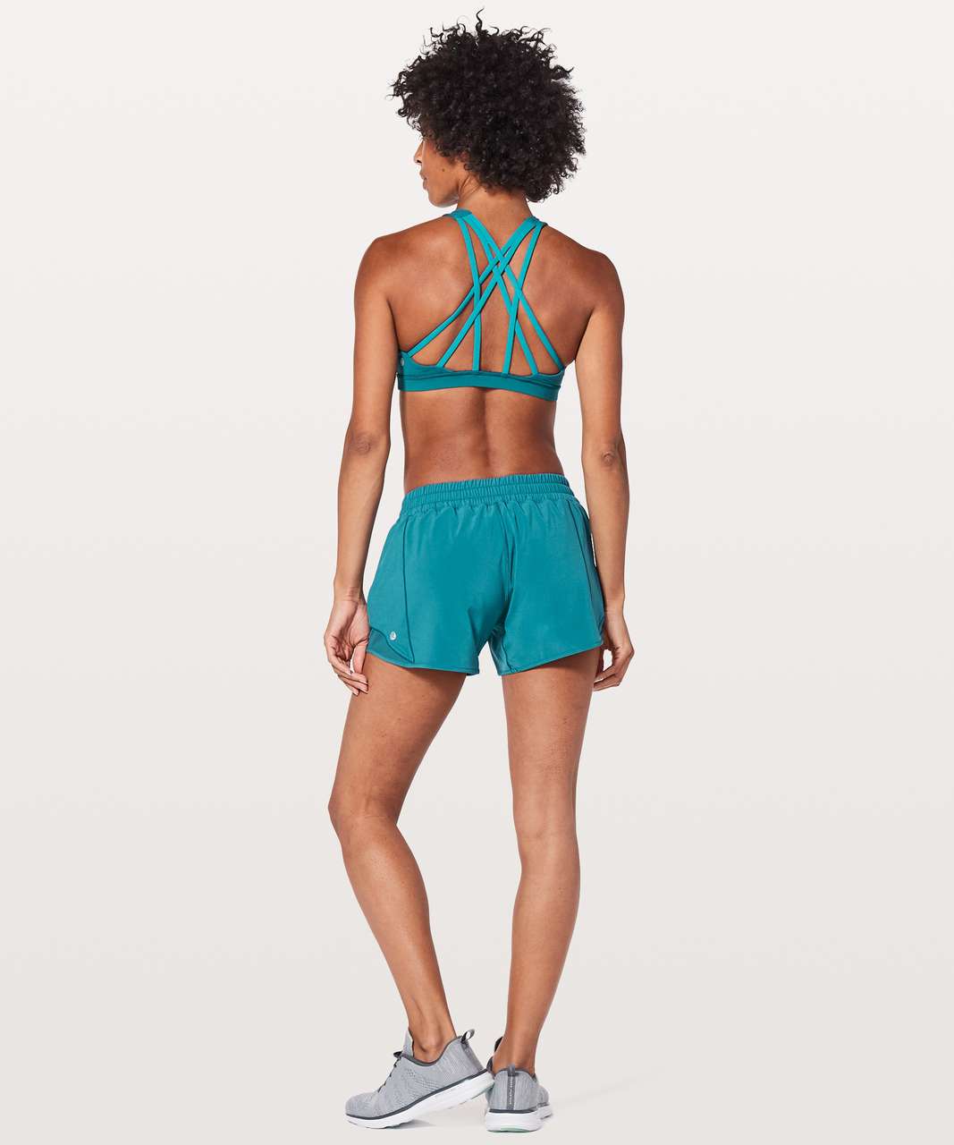 NEW LULULEMON Hotty Hot 2.5 LR Short 0 4 6 8 Cyan Blue