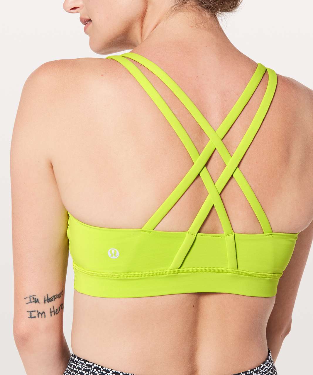 lime sports bra