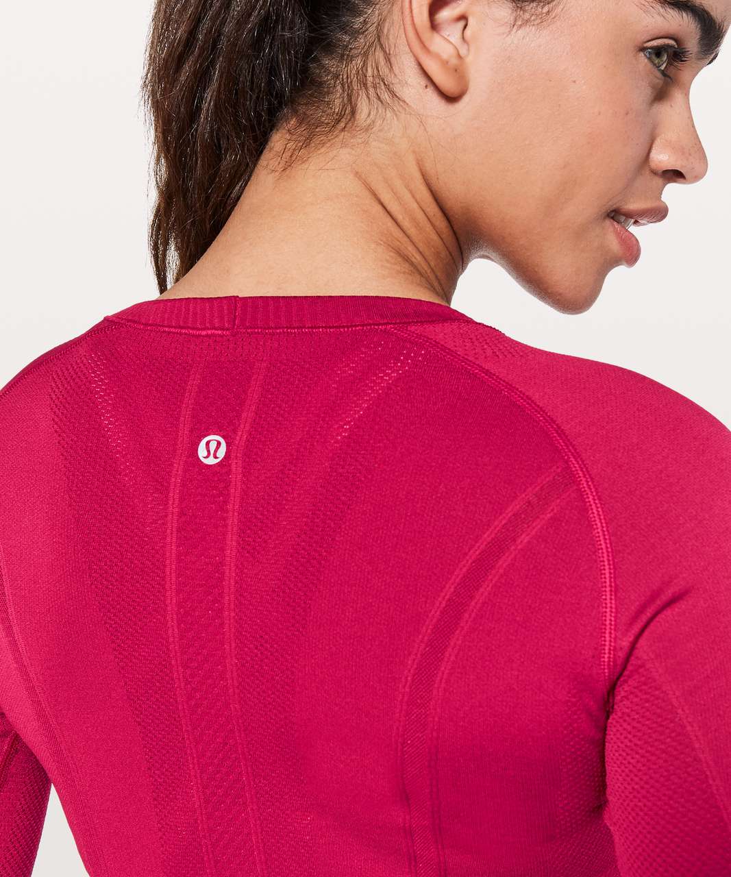 Lululemon Swiftly Tech Long Sleeve Crew - Ruby Red / Ruby Red