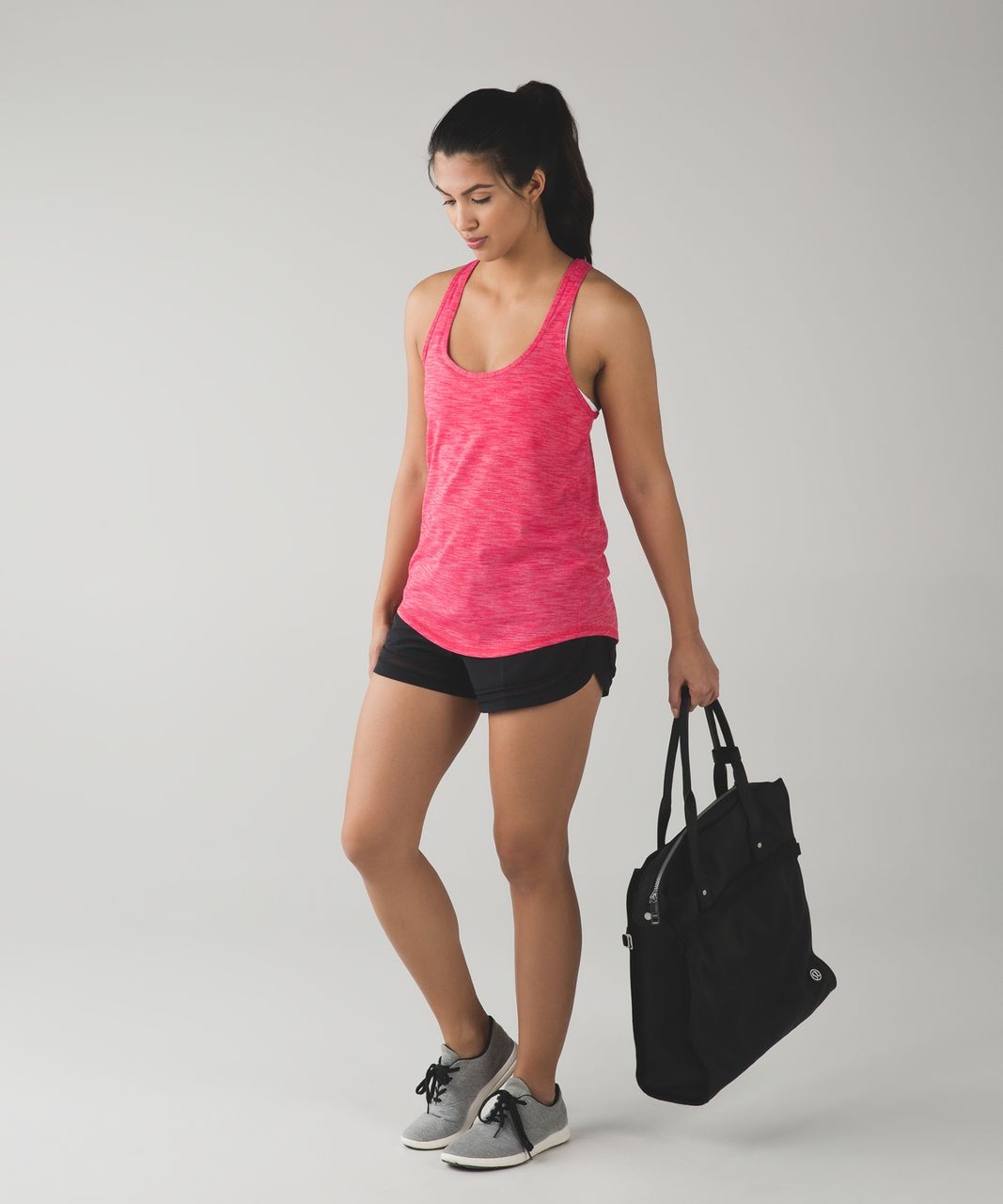 Lululemon Salute the Sun Singlet II - Heathered Boom Juice