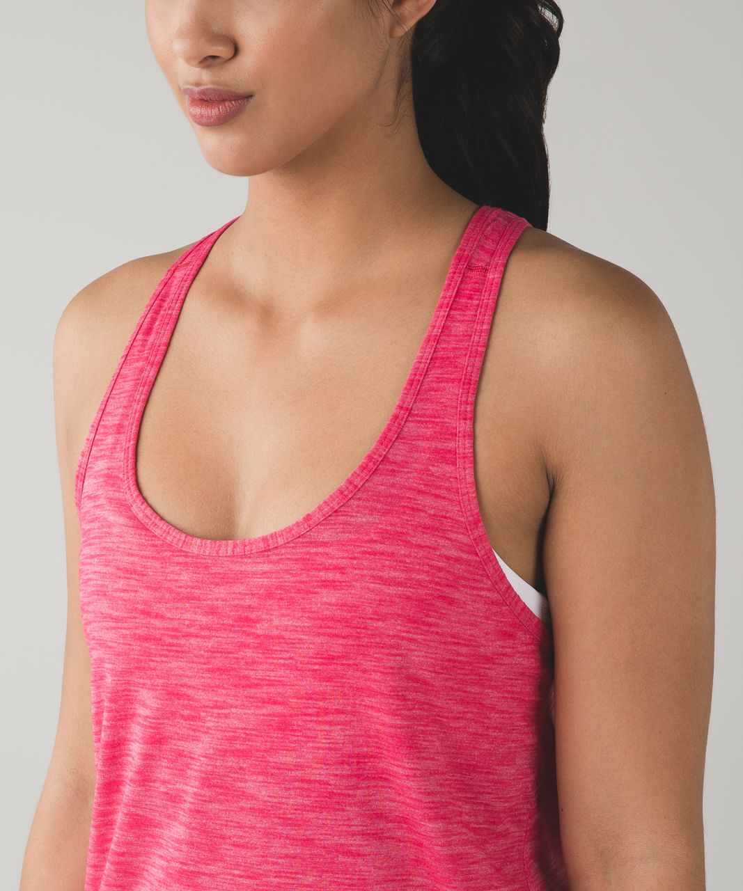 Lululemon Salute the Sun Singlet II - Heathered Boom Juice