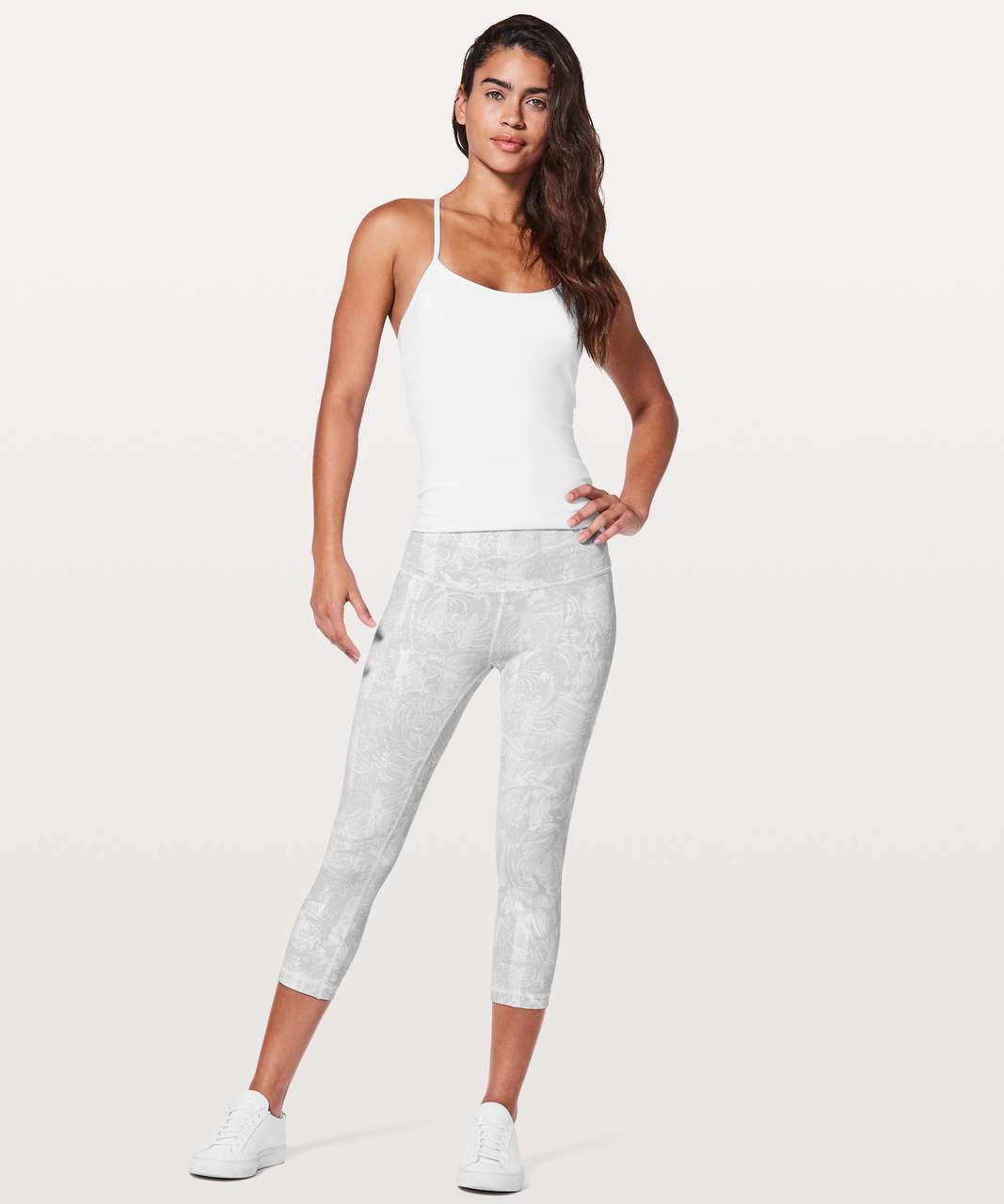 Lululemon Wunder Under Hi-Rise 7/8 Tight 25 - Eternal Wave White - lulu  fanatics