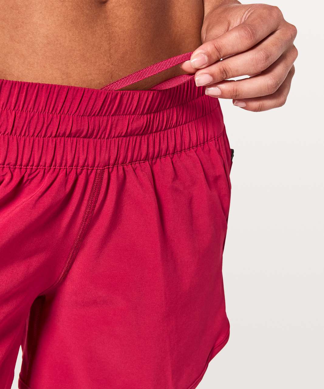 Lululemon Tracker Short V *4" - Ruby Red