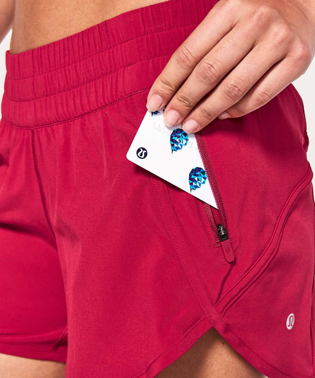 Red Merlot Lululemon Shorts - Gem