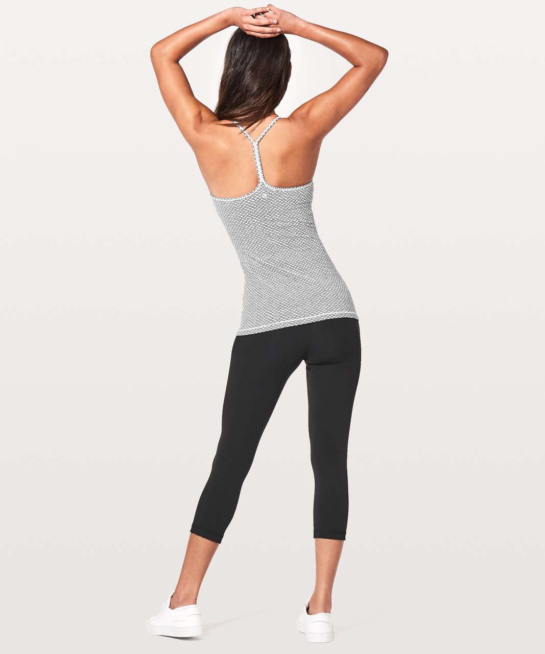 Lululemon Power Pose Tank - Monochromic White