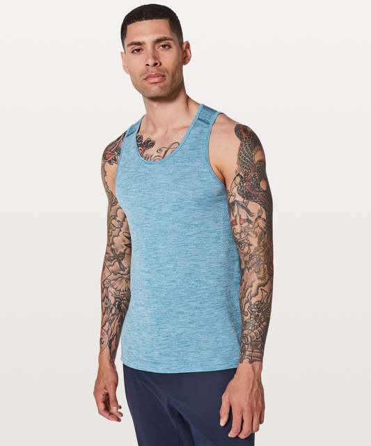 Lululemon Metal Vent Tech Surge Tank - Nautical Navy / Blueprint - lulu ...