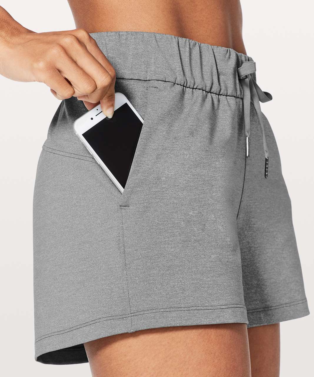 Lululemon On The Fly Short *2.5" - Heathered Slate (First Release)