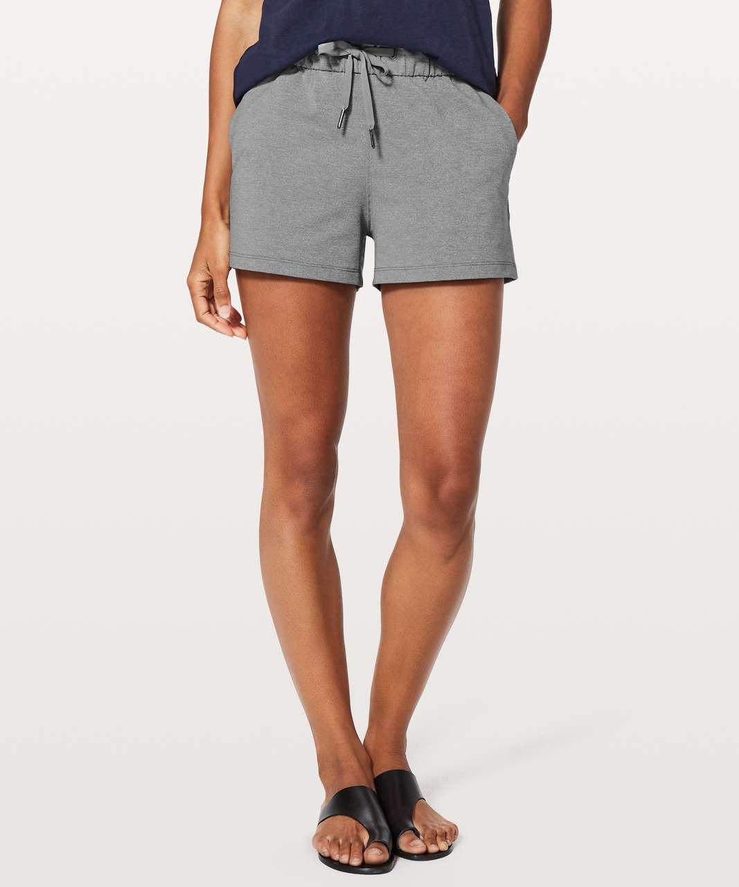 Lululemon On The Fly Short *2.5" - Heathered Slate (First Release)