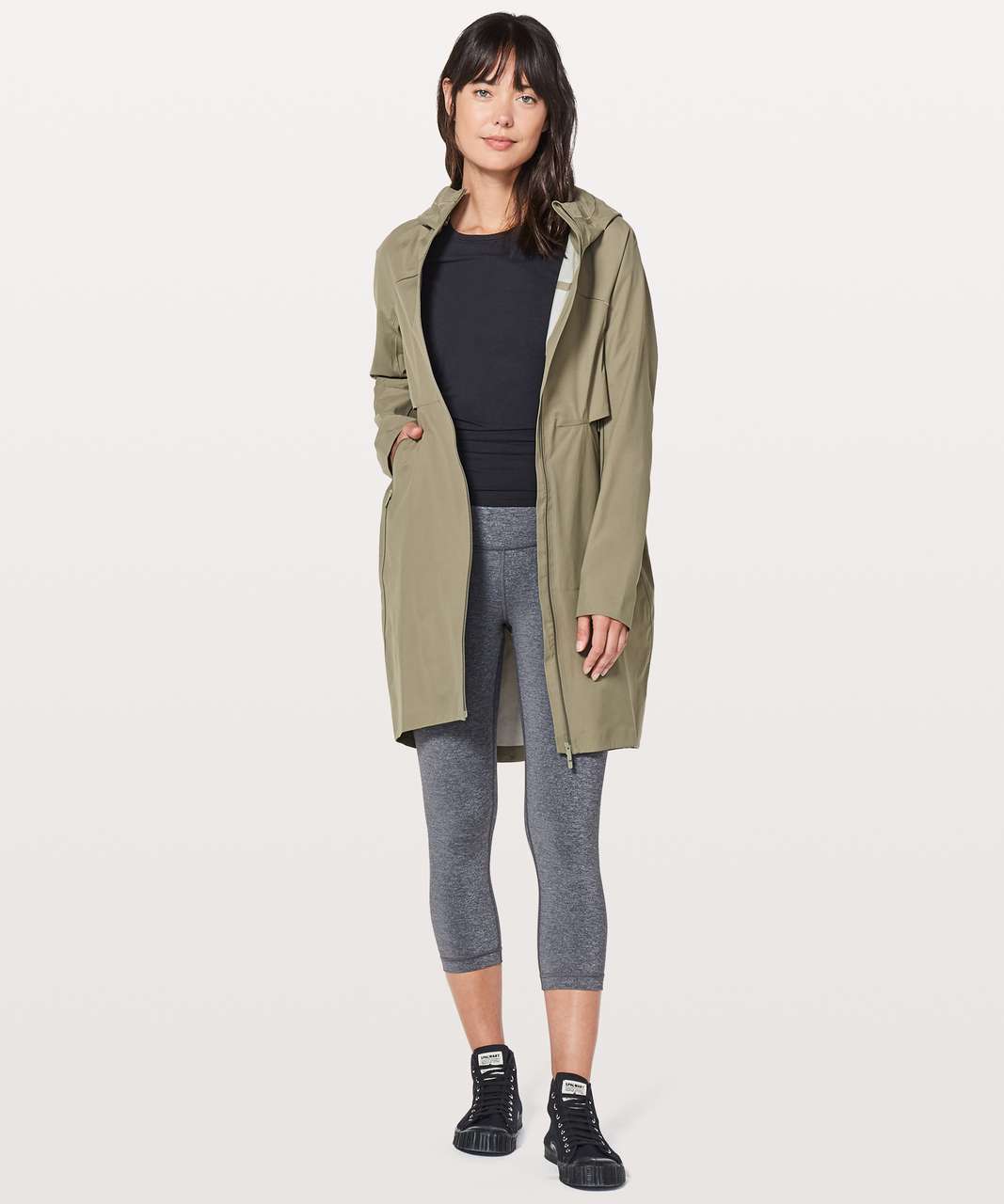 Lululemon Cloud Crush Jacket - Pesto - lulu fanatics  Rain jacket women,  Coats for women, Lululemon rain jacket