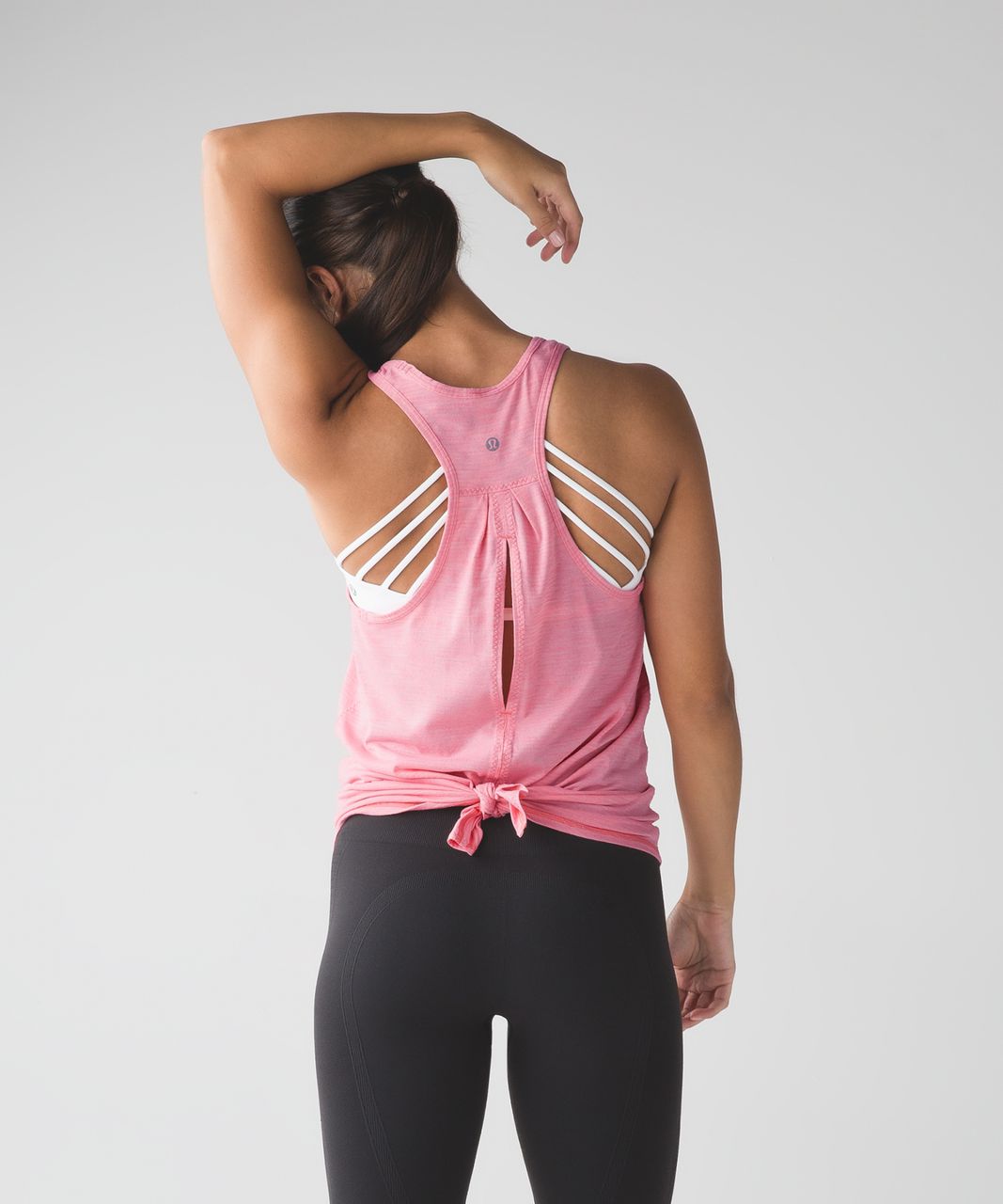 Lululemon Salute the Sun Tank - Heathered Yum Yum Pink