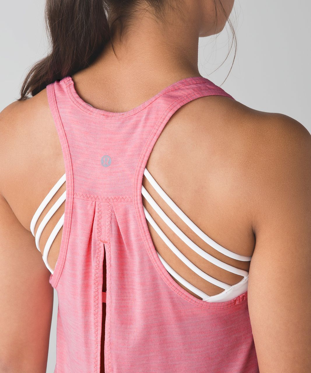 Lululemon Salute the Sun Tank - Heathered Yum Yum Pink