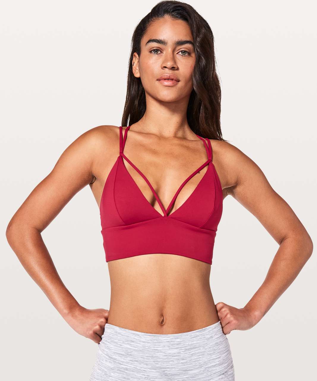 Lululemon Pushing Limits Bra *Light Support, A/B Cup - Carbon Dust - lulu  fanatics