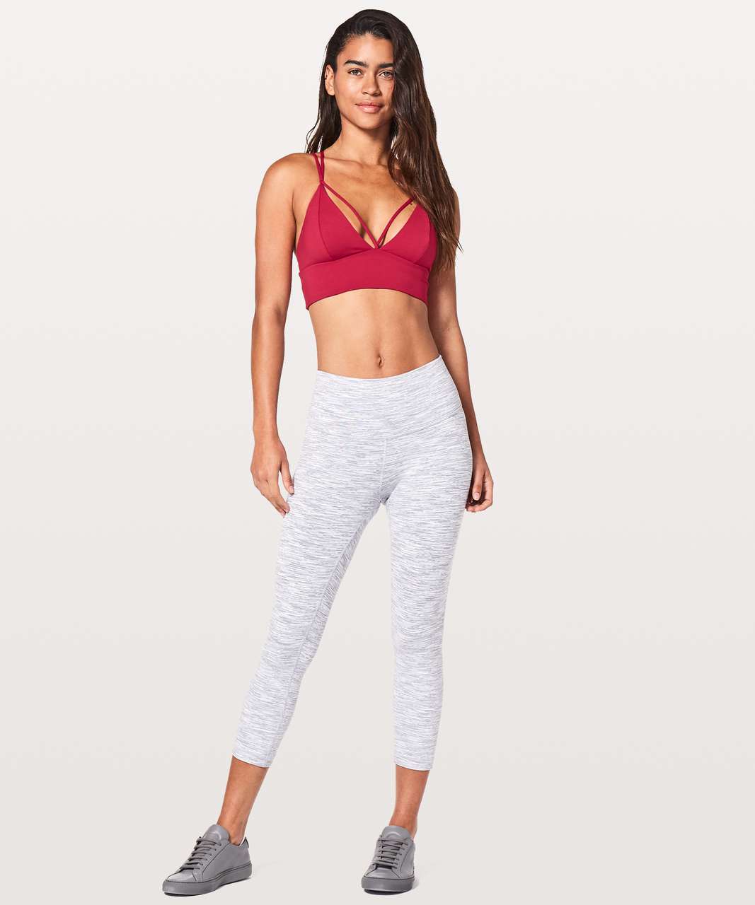 Lululemon Pushing Limits Bra - Ruby Red