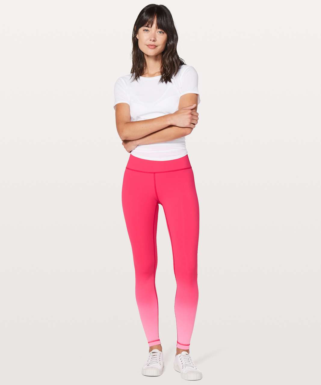 Lululemon Wunder Under Hi-Rise Tight (Ombre) *28 Ombre Fuchsia Pink Yoga 6  RARE