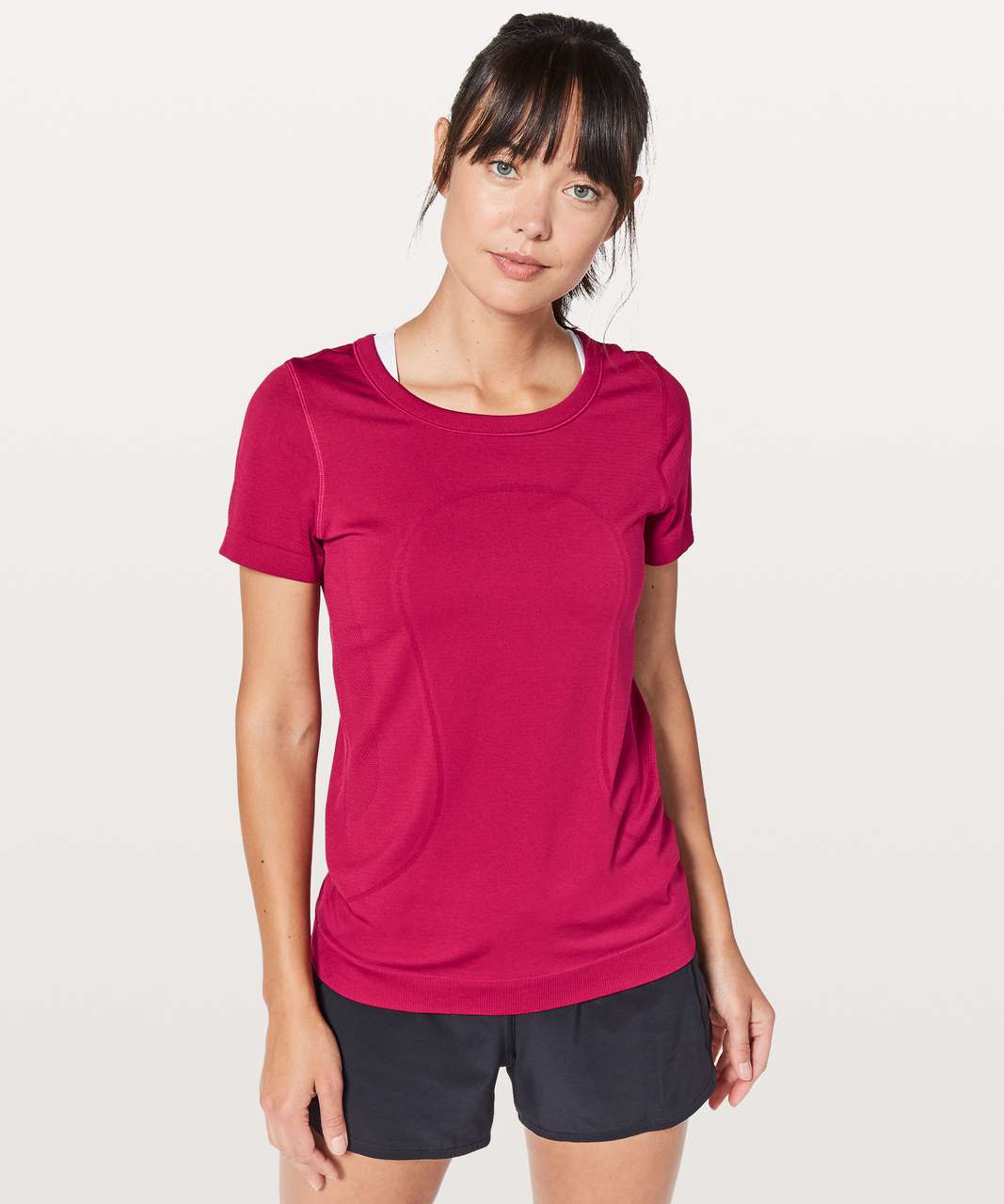 Lululemon Swiftly Tech Short Sleeve (Breeze) *Relaxed Fit - Ruby Red / Ruby Red