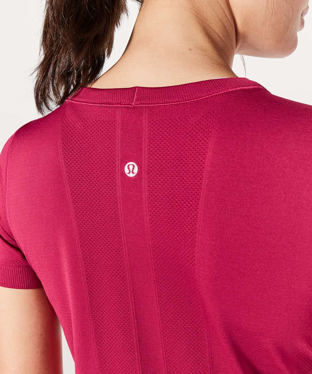 Lululemon Swiftly Tech Short Sleeve (Breeze) *Relaxed Fit - Ruby Red / Ruby Red