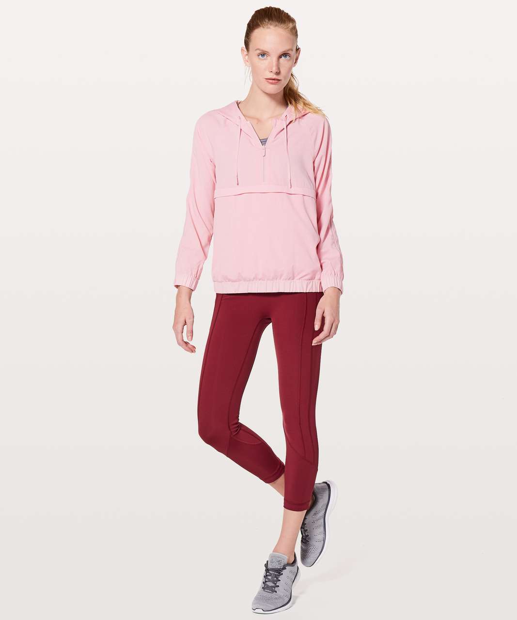 Lululemon Pack Light 1/2 Zip Pullover - Petals