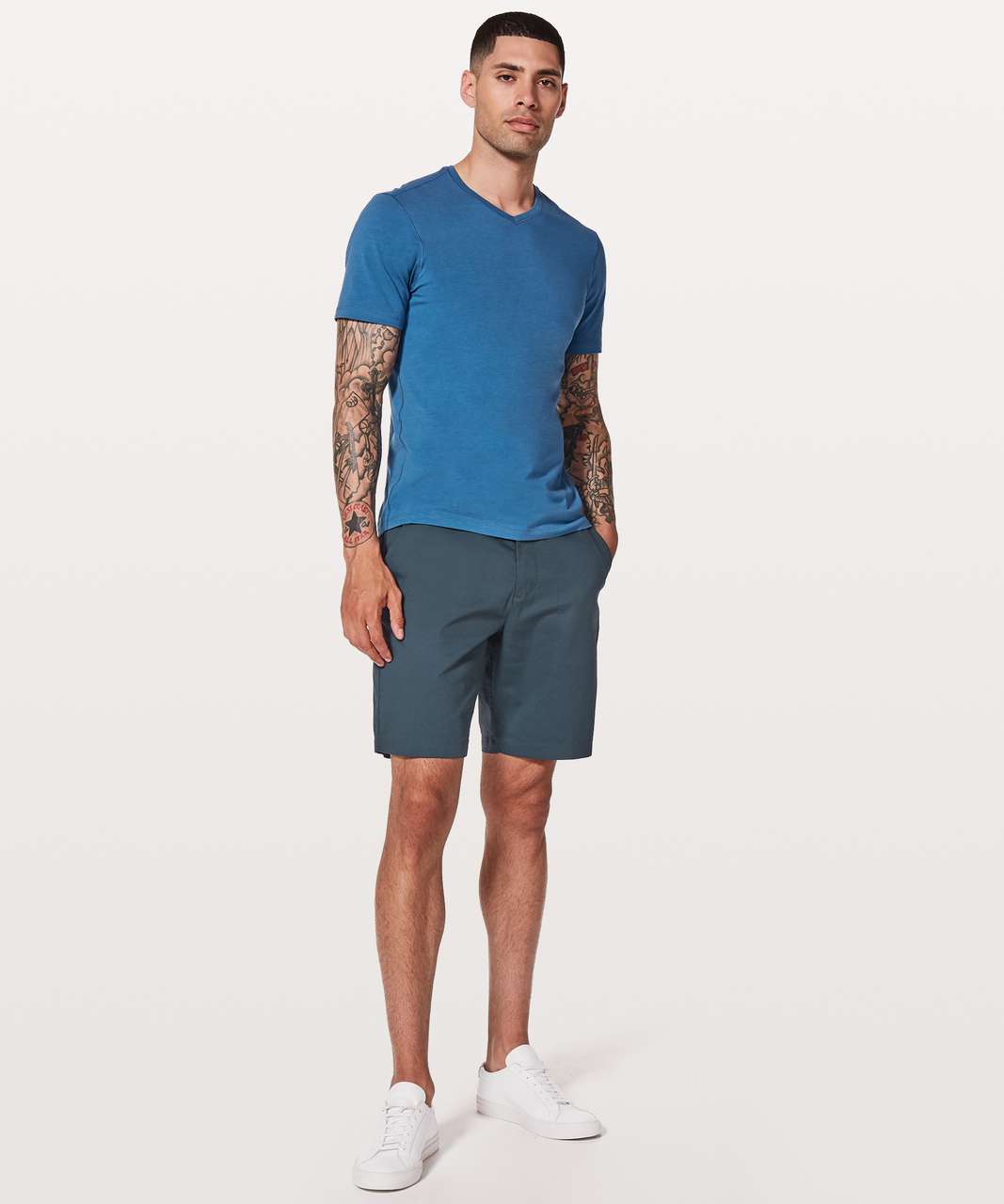 Lululemon Commission Short Slim *Chino 9 - Mach Blue - lulu fanatics