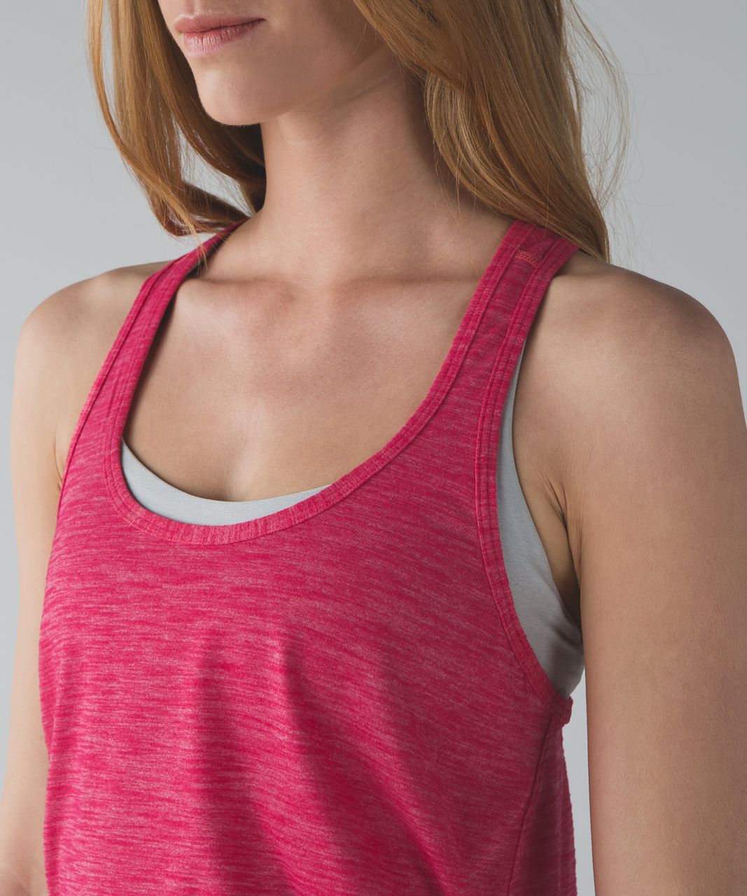 LULULEMON MINIMALIST TANK BOOM JUICE PINK SIZE 6 RACERBACK BUILT IN BRA